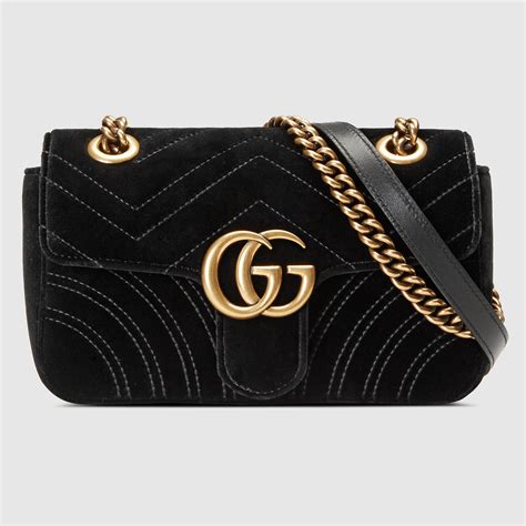 black velvet gucci bag fake|gucci marmont velvet mini bag.